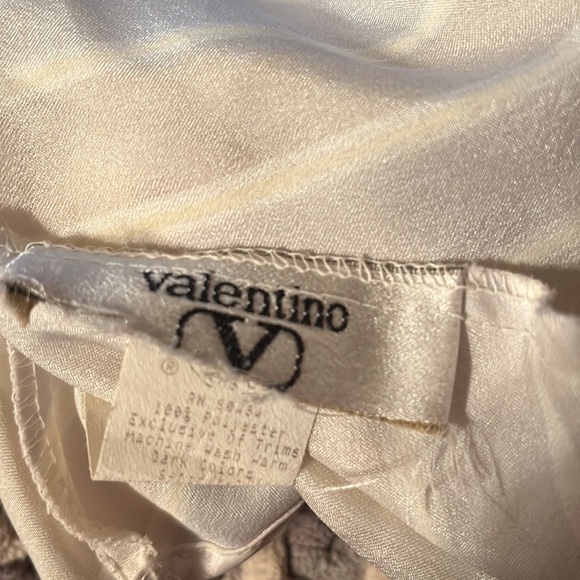 Vintage Valentino Intimo Slip Maxi Dress Nightgown Gown Size Medium - Picture 8 of 9